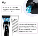 LILYCUTE 5Pcs/Set 15ml Quick Extension Nail Gel Kit Clear Acrylic Gel Semi Permanent Soak Off UV Varnish Nail Art Manicure Set