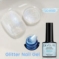 LILYCUTE 7ml Glitter Nail Gel Polish Sequins Colorful Shinning Gel Varnish Nail Art Semi Permanent Soak off Manicure UV LED Gel