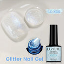 LILYCUTE 7ml Glitter Nail Gel Polish Sequins Colorful Shinning Gel Varnish Nail Art Semi Permanent Soak off Manicure UV LED Gel