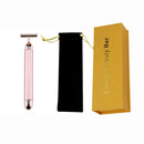 24K Gold T Beauty Roller Energy Roller Electric Face-lifting Facial Massage Beauty Tools Waterproof Vibrating Face Care Stick