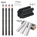 Eyebrow Pencil Microblading Supplies Set Waterproof Eyebrow Tattoo Tint Enhancers With Sharpener Brow 10Pcs Brow Trimmer Blade