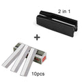 Eyebrow Pencil Microblading Supplies Set Waterproof Eyebrow Tattoo Tint Enhancers With Sharpener Brow 10Pcs Brow Trimmer Blade