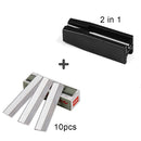 Eyebrow Pencil Microblading Supplies Set Waterproof Eyebrow Tattoo Tint Enhancers With Sharpener Brow 10Pcs Brow Trimmer Blade