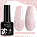 LILYCUTE 7ml Glitter Gel Nail Polish Autumn Winter Colorful Sparkling Laser Semi Permanent Soak Off UV Gel Nail Art Varnish