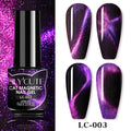 LILYCUTE 7ML Black Cat Magnetic Gel Nail Polish 9D Magnetic Gel Shine Colorful Design Manicure Semi Permanent Soak Off DIY Nail
