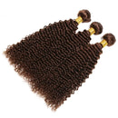#2 Dark Brown Chocolate Kinky Curly Human Hair Bundles Virgin Human Hair Jerry Curly Bundles 1/3/4 95G/PC Hair Weaving Human Hai