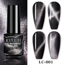 LILYCUTE 7ML Cat Magnetic Gel Nail Polish 9D Magnetic Gel Shine Colorful Design Manicure Semi Permanent Soak Off DIY Nail Art