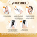 Electric V Face Lifting Beauty Device 6 Modes 8 Levels EMS Micro-current Firming Facial Massager Double Chin Removal Skin Care