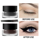 Two-Color, Two-Bottle, Natural, Easy-to-Apply, Sweat-Proof, Waterproof, Durable, Non-Smudging Eyeliner Cream Set