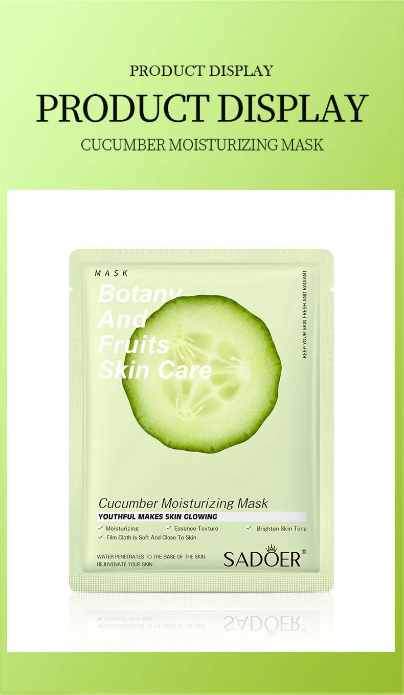 8pcs Natural Plant Face Mask Beauty Skincare Facial Masks Moisturizing Firming Hydrating Facial Mask Face Care Korean Cosmetics