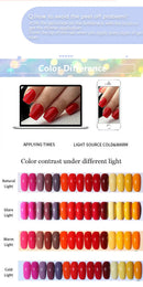 LILYCUTE 7ml Glitter Nail Gel Polish Sequins Colorful Shinning Gel Varnish Nail Art Semi Permanent Soak off Manicure UV LED Gel