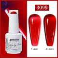 Arte Clavo Red Series Nail Polish Party Colors Gel Varnishes All For Nails Soak Off UV LED Semi Permanent Nail Art Remover Gel