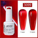 Arte Clavo Red Series Nail Polish Party Colors Gel Varnishes All For Nails Soak Off UV LED Semi Permanent Nail Art Remover Gel