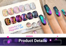 LILYCUTE 7ml Gold Cat Magnetic Nail Gel Polish Four-Colorful Glitter Reflective Nail Gel Soak Off UV LED Gel Nail Art Varnish
