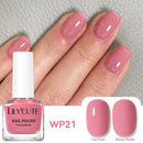 LILYCUTE 7ml Water-Based Nail Polish Pink Gittler Color Long Lasting Quick Drying No Need of Lamp to Cure Nail Supplies For Nail