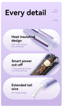 Using Salon Styling Tool Small Crimping Iron for crimped hair