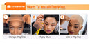 Deep Wave Human Hair Wigs Remy Brazilian Hair Wig 13x4 HD Lace Frontal Human Hair Wig Deep Curly Wig Pre plucked Bleached Knots