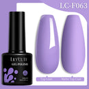 LILYCUTE 7ML Nail Gel Polish Full Coverage Manicure No Wipe Top Coat Base Coat Primer Soak Off LED UV Gel Nail Art Gel Varnish