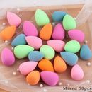 50/20Pcs Mini Makeup Sponge Power Puff Beauty Cosmetic Foundation Puff Makeup Concealer Liquid Mixed Beauty Sponge Make Up Tools