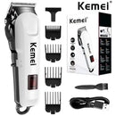 Kemei 809A Professional Hair Trimmer Adjustable Electric Cord/Cordless Hair Clipper For Men Haircut Machine Led Display