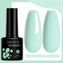 LILYCUTE Dark Grey Matte Color Series Gel Nail Polish Winter Long Lasting Full Coverage Manicure Soak Off Nails Art Gel Varnish
