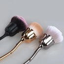 Rose Flower Nail Dust Brush Ultra Soft Nylon Dust Brush for Manicure Cleaner Tools Rose Shape Nail Brush Cleaning Supplies