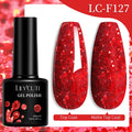 LILYCUTE 7ML Red Gel Nail Polish Matte Brown Semi Permanent Soak Off UV LED Gel Varnish Nail Art Design Manicure