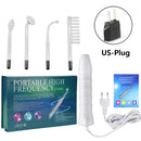 High Frequency Electrotherapy Neon Facial Skin Massage Wand for Acne Skin Rejuvenation Tightening Face Wrinkle Reducing Machine