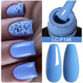 LILYCUTE Dark Grey Matte Color Series Gel Nail Polish Winter Long Lasting Full Coverage Manicure Soak Off Nails Art Gel Varnish