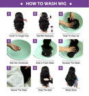 40 42 Inch Body Wave Human Hair Wigs 250% Density 13x6 HD Lace Front Human Hair Wig 5x5 Gluless Lace Closure Wig Preplucked