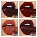 QIBEST Sexy Velvet Matte Lip Gloss Liquid Lipstick Lipgloss Beauty Red Nude Waterproof Long-lasting Lip Stain Makeup For Women