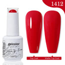 Arte Clavo Red Series Nail Polish Party Colors Gel Varnishes All For Nails Soak Off UV LED Semi Permanent Nail Art Remover Gel