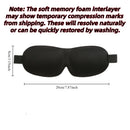 3D Sleep Mask Blindfold Sleeping Aid Soft Memory Foam Eye mask for Sleeping Travel Blockout Light Slaapmasker Eye Cover