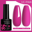 LILYCUTE Dark Grey Matte Color Series Gel Nail Polish Winter Long Lasting Full Coverage Manicure Soak Off Nails Art Gel Varnish