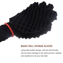 Barber Shop Men Hair Braider Twist Sponge Gloves African Hair Styling Fork Comb Hair Curls Foam For Salon Hairdressing Tools