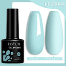 LILYCUTE Dark Grey Matte Color Series Gel Nail Polish Winter Long Lasting Full Coverage Manicure Soak Off Nails Art Gel Varnish