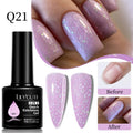 LILYCUTE 7ML Nude Pink Quick Extension Gel Nail Polish Milky Clear Sturcture Hard Enhanced Construction Gel Nail Art Manicure