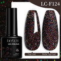 LILYCUTE 7ML 184 Colors Nail Gel Polish Shining Red Glitter Semi Permanent Nail Art Varnish Long Lasting UV LED Gel Manicure