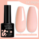 LILYCUTE Dark Grey Matte Color Series Gel Nail Polish Winter Long Lasting Full Coverage Manicure Soak Off Nails Art Gel Varnish