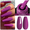 LILYCUTE Dark Grey Matte Color Series Gel Nail Polish Winter Long Lasting Full Coverage Manicure Soak Off Nails Art Gel Varnish
