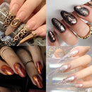 LILYCUTE 8ML Transfer Foil Glue For Starry Nails Semi-Permanant Varnish For Adhesive Sticker Nail Glue Soak Off UV LED Gel Nail