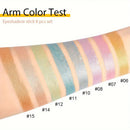 8pcs Metallic Eyeshadow Stick Set - Champagne Glitter & Highlighter, Waterproof Long-Lasting Eye Makeup in Brown, Coral, Black