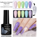 LILYCUTE 6pcs/3pcs/2pcs 7ml Functional Gel Nail Art Set with Base Gel and Top Coat Semi Permanent Soak Off UV Varnish Manicure
