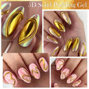 LILYCUTE 10ml 5D Solid Pudding Nail Gel Semi Permanent Translucent Korean Style Painting Gel Polish For DIY Nail Art Design