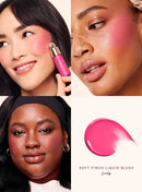 Rare Beauty Light Silky Touch Highlighter Soft Pinch Liquid Blush Positive Light Lqiuid Luminizer Stay Vulnerable Melting Blush