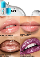 Mini Velvet Matte Lip Gloss Set, 4-Piece Non-Fading, Non-Stick Cup, Long-Lasting Fruit Scented Lip Tint, Smooth and Lightweight