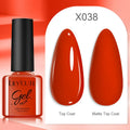 LILYCUTE 7ML Red Color Series Nail Gel DIY Nail Art Semi Permanent UV Gel Polish Long Lasting Design Manicure Supplies