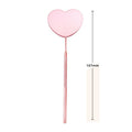 Eyelash Extensions Checking Mirror Heart Shape Stainless Steel Multifunction Lashes Mirror Beauty Makeup Supplies