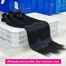 Straight Human Hair Bundles With A Closure Human Hair 24 Inch Transaprent Lace 4x4 5x5 2x6 Hd Lace Closure 3-5 Workdays Delivery