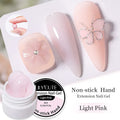 LILYCUTE 8ml Clear Non Stick Hand Solid Extension Nail Gel Polish Carving Flower Construction Nail Art Gel Acrylic Hard Varnish
